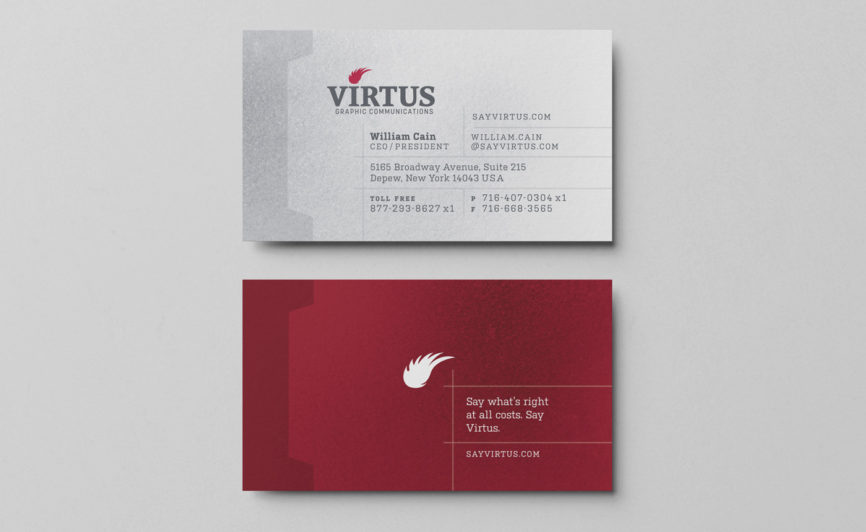 Virtus Business Card Design