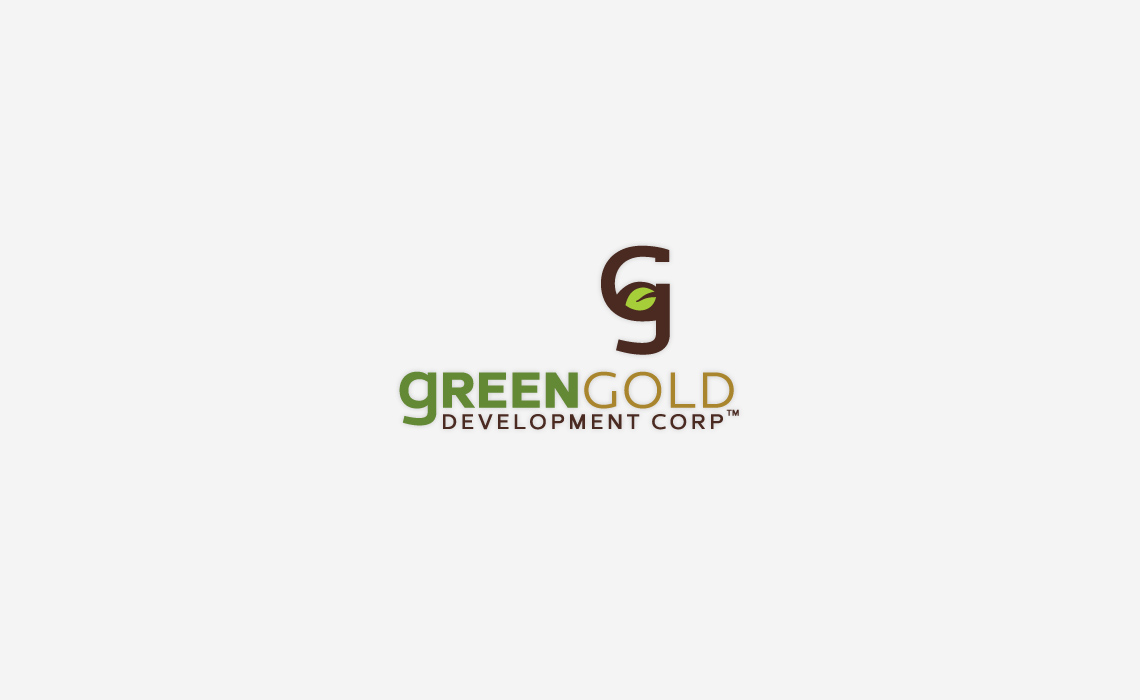 Green Gold Logo Design