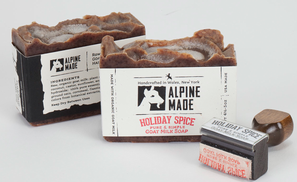 Alpine Made Stamp and Label Design