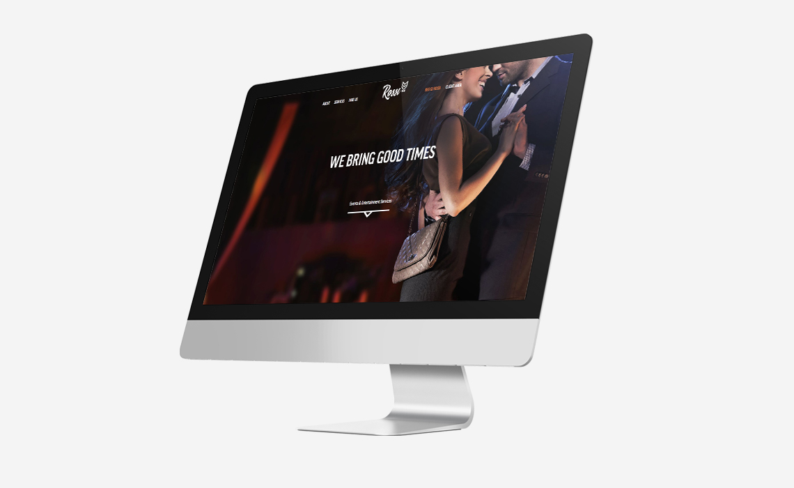 Rossi Entertainment Web Design