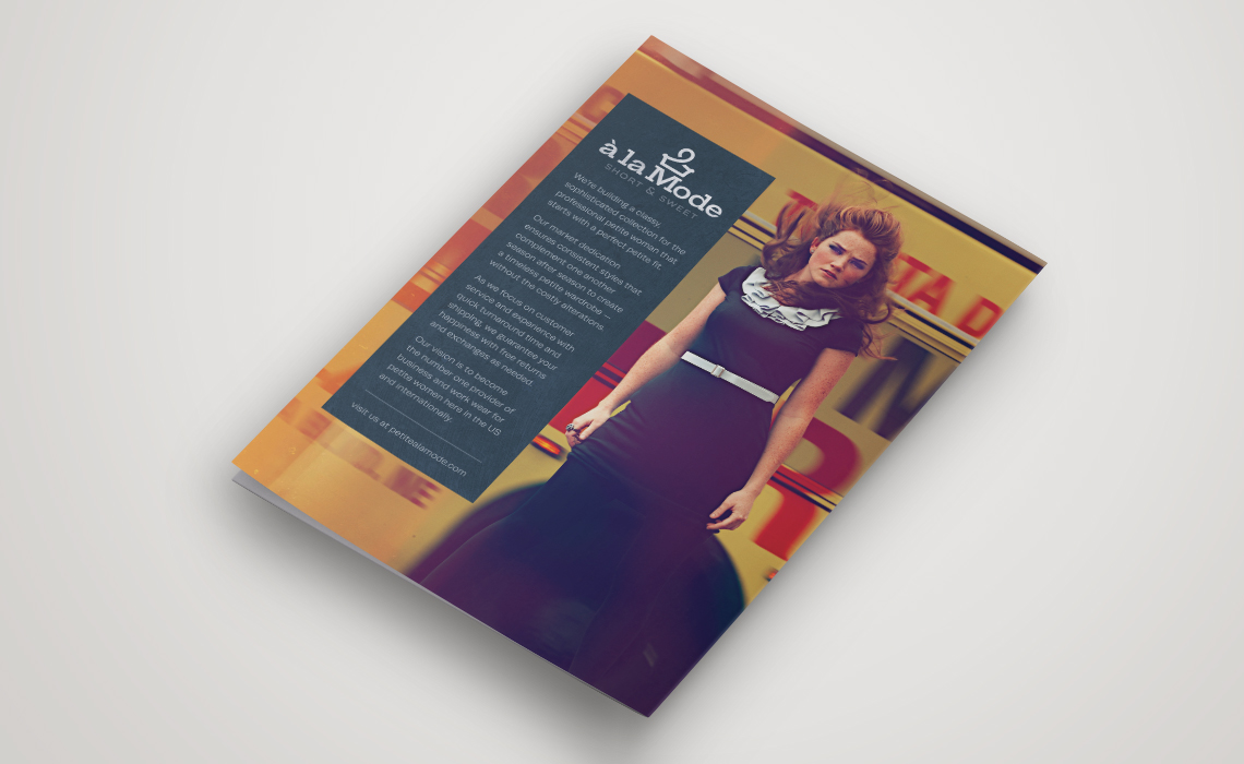 A la mode Fashion Brochure Design