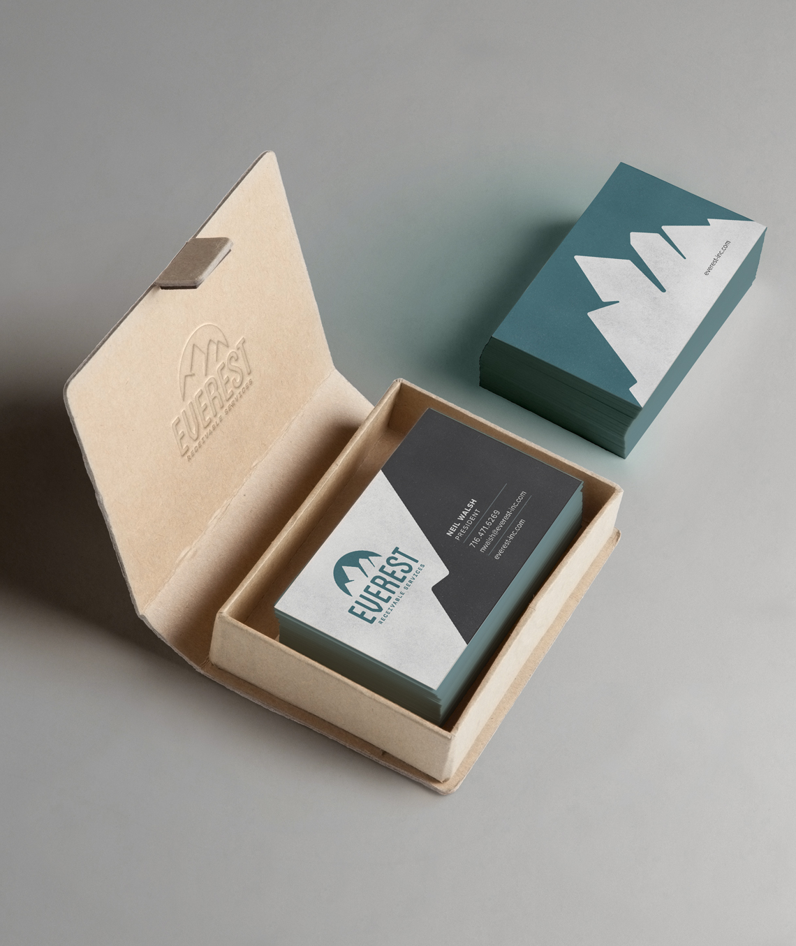Everest Receivables Business Card Design