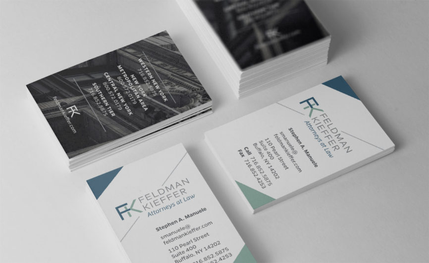Feldman Kieffer Branding and Business Card Design