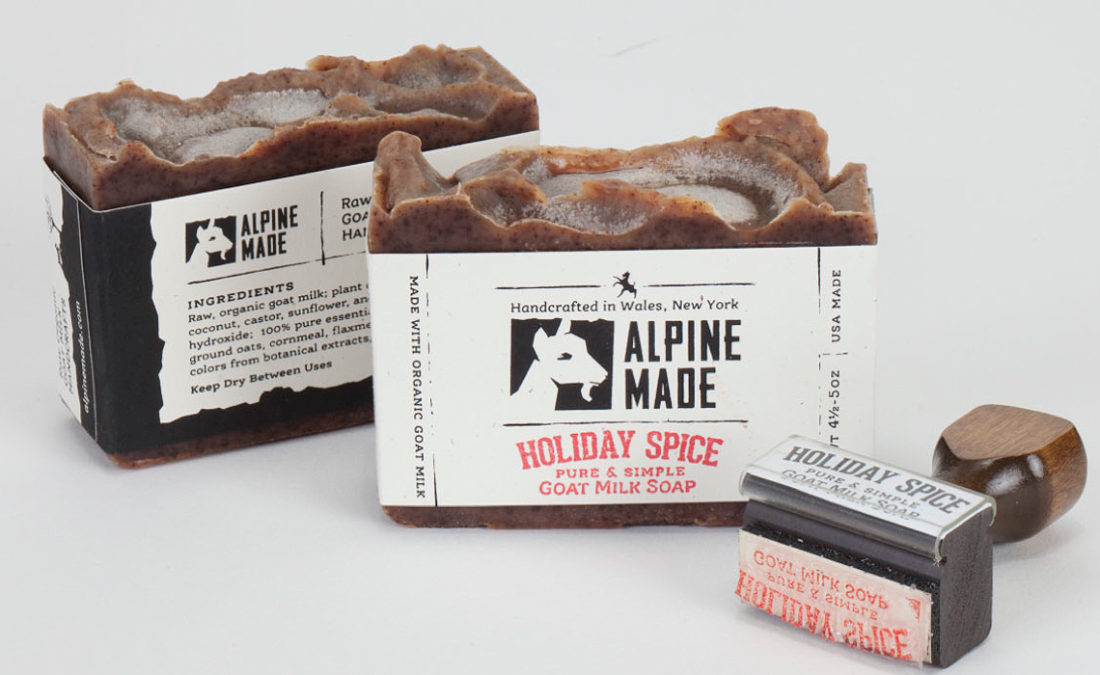 Alpine Made Stamp and Label Design by Typework Studio Design Agency