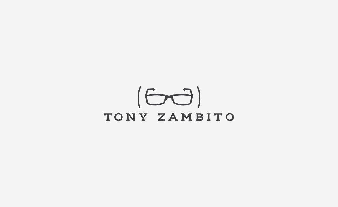 Tony Zambito Logo Design + Development by Typework Studio Logo Design Agency