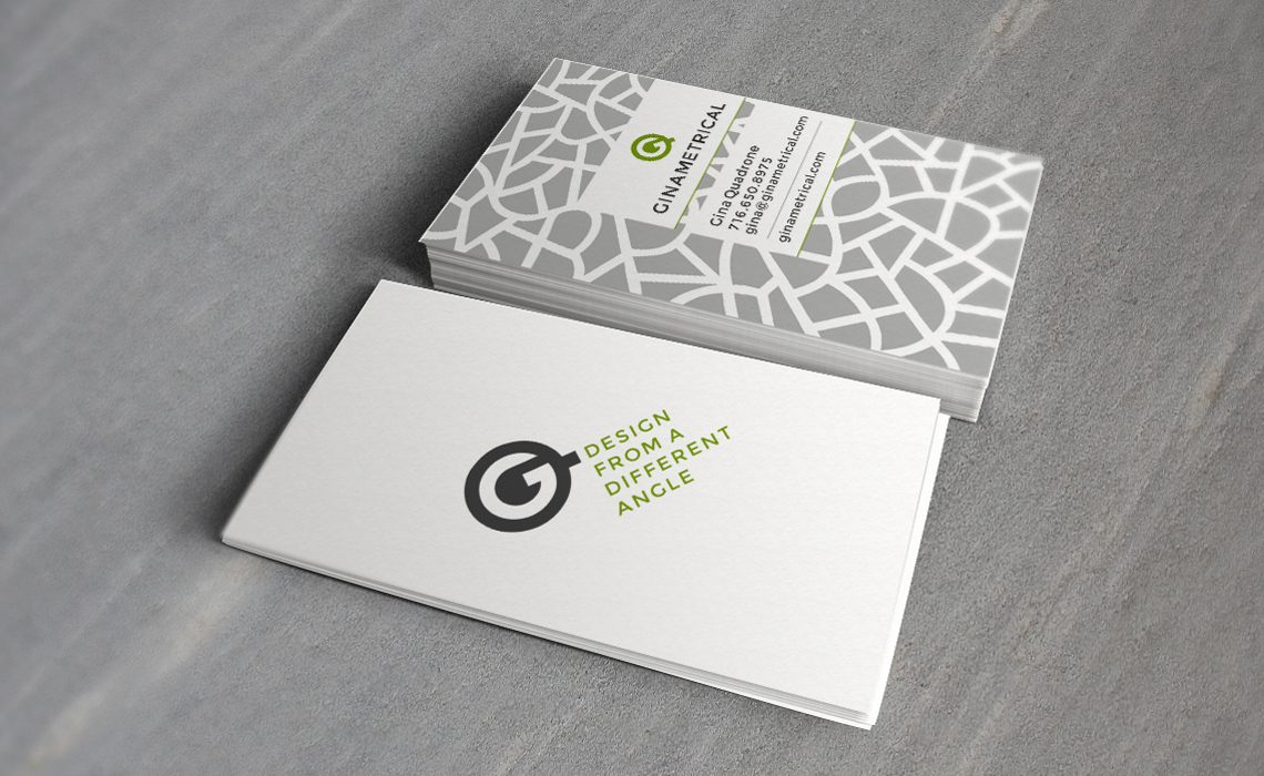 Ginametrical Business Card Design by Typework Studio Design Agency