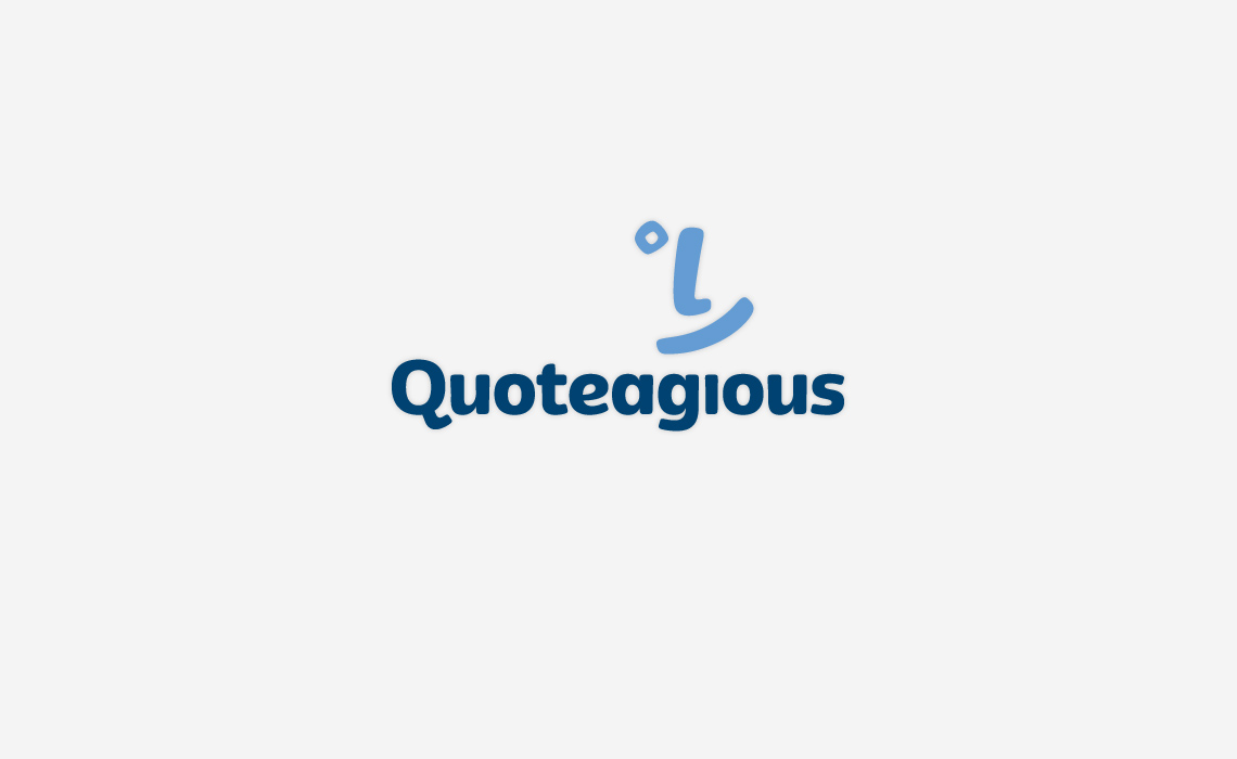 Quoteagious Logo Design by Typework Studio Logo Design Agency