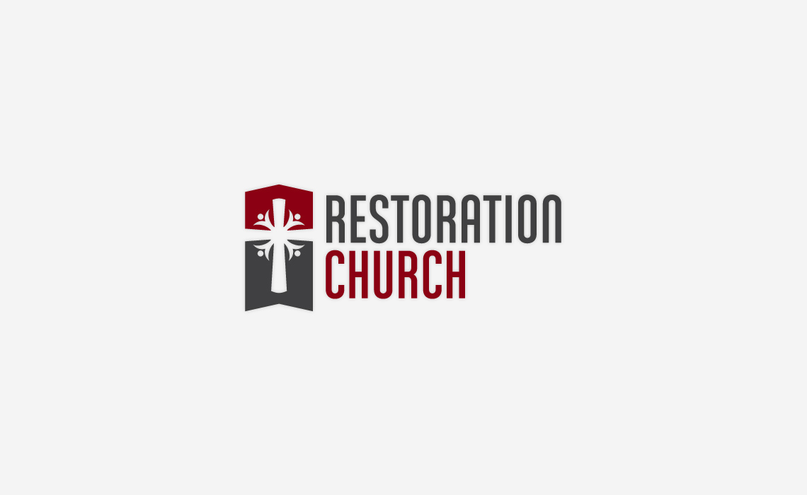 Restoration Church Logo Design by Typework Studio Logo Design Agency
