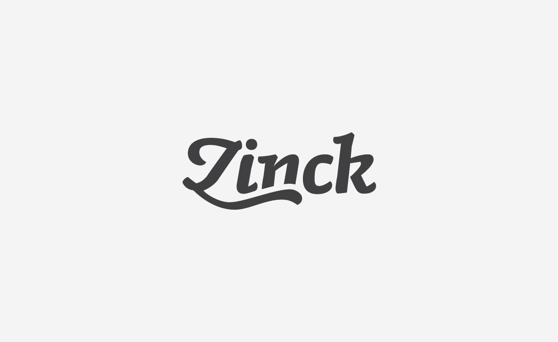 Zinck Photography Logo Design by Typework Studio Web Design Agency