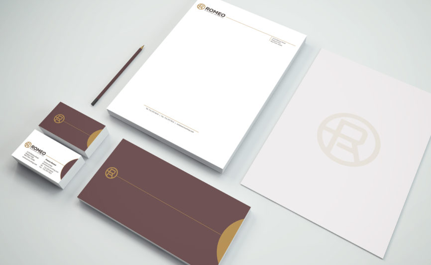 Romeo Accounting Corporate Branding Identity Design by Typework Studio Design Agency