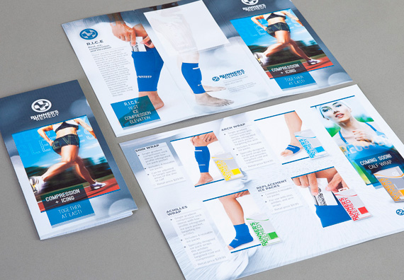 Runners Remedy Brochure Design by Typework Studio Logo Design Agency