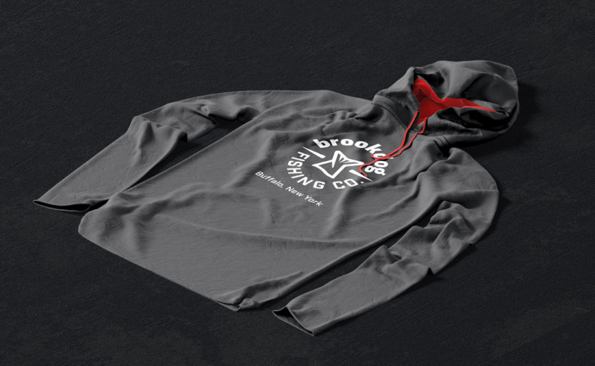 Brrokdog Fishing T-Shirt Graphics and Branding by Typework Studio Design Agency