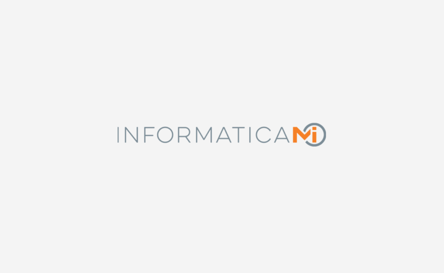Informatica MI Technology Logo Design by Typework Studio Design Agency