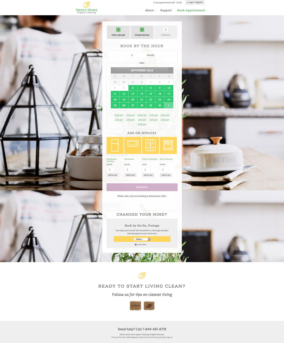 Sweet Home Organics CMS Web Design