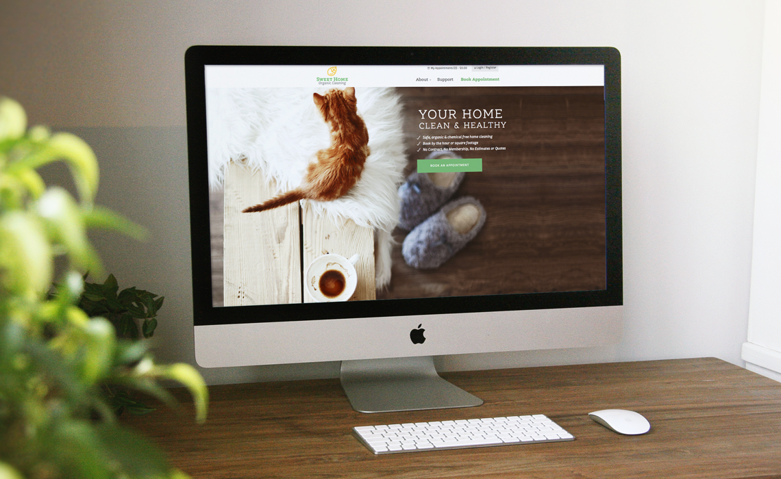 sweet home organics CMS Web Design - Typework Studio