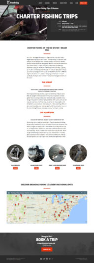 Brookdog Fishing CMS Web Design by Typework Studio Web Design Agency