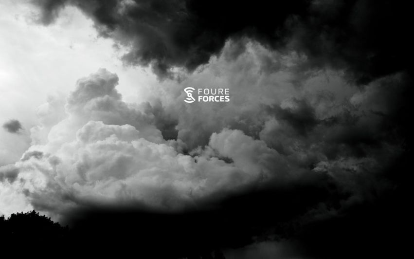 Foure Foces Aviation Logo Design by Typework Studio Logo Design Agency