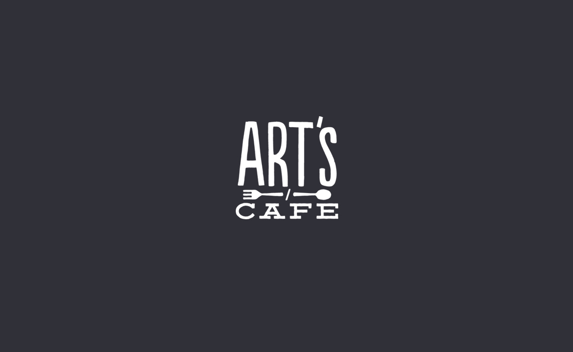 Arts Cafe Logo Design by Typework Studio