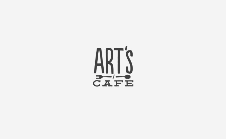 Arts Cafe Logo Design by Typework Studio
