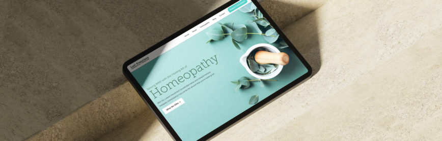 Healing Arts Homeopathy CMS Website Design
