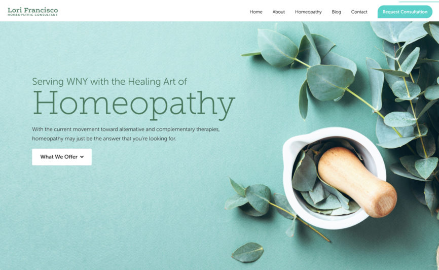 Healing Arts Homeopath CMS Website